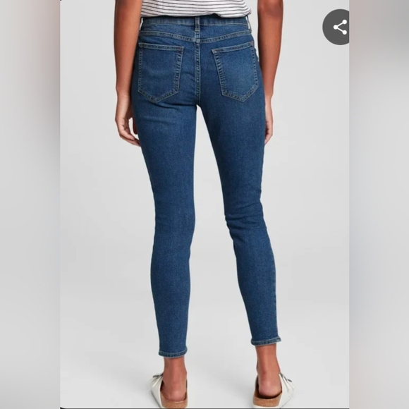 Gap Favorite Jegging Stretchy Denim Dark wash Size 6/28 Comfy Cute Casual - Picture 5 of 8